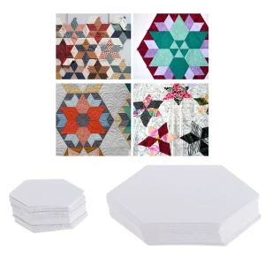 Marque Generique 100 Modèles De Quilting De Papier De Forme Hexagonale Pour Les Métie… 13