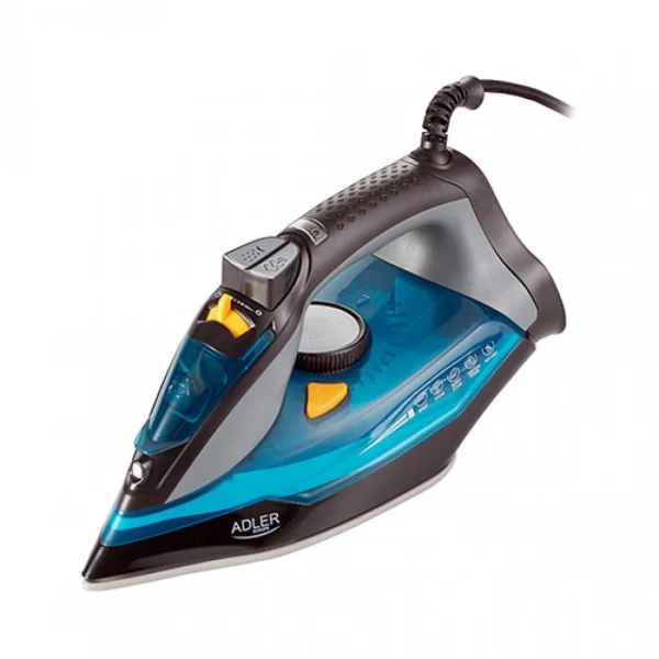 Adler Fer A Repasser De 0,35L 3000W Bleu Gris Noir 1